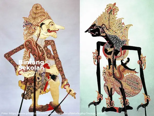 Wayang Kulit Gagrag Yogyakarta - Kresna dan Petruk